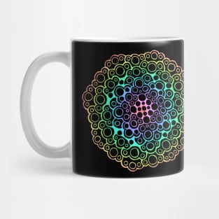 Pastel Rainbow Mandala Mug